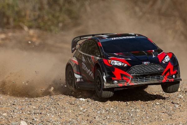 Traxxas Ford Fiesta 4×4 BL-2S Brushless 1/10 RTR AWD Rally Car (74154-4 Red) машинка на радіокеруванні