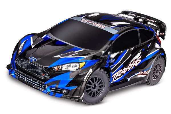 Traxxas Ford Fiesta 4×4 BL-2S Brushless 1/10 RTR AWD Rally Car (74154-4 BLUE) радіокерована машинка