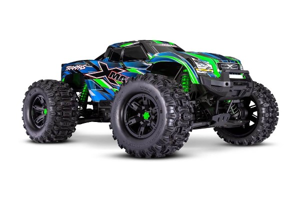 Traxxas X-Maxx 8S Monster Truck 1/6 4WD Brushless RTR (77096-4 Green) машинка на пульті
