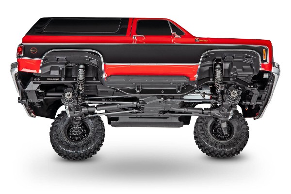 Traxxas TRX-4 1/10 Trail Crawler Truck w/1979 Chevy Blazer Clipless Body (82276-4 Red) радіокерована машинка