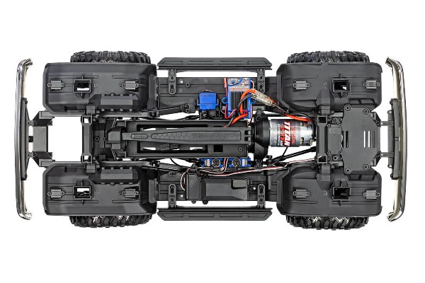 Traxxas TRX-4 1/10 Trail Crawler Truck w/1979 Chevy Blazer Clipless Body (82276-4 Orange) машинка на пульті керування