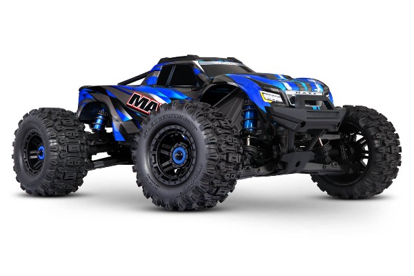 Traxxas Maxx WideMaxx Monster Truck 1/10 4WD RTR (89086-4 Blue) машинка на пульті керування