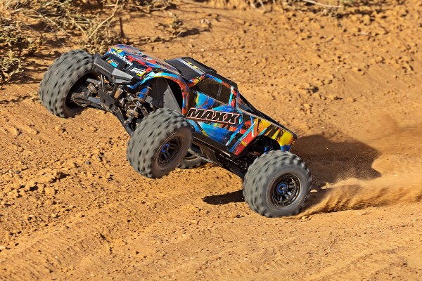 Traxxas Maxx WideMaxx 1/10 TSM Brushless RTR 4WD Monster Truck (89086-4 Rock N Roll) машинка на радіокеруванні