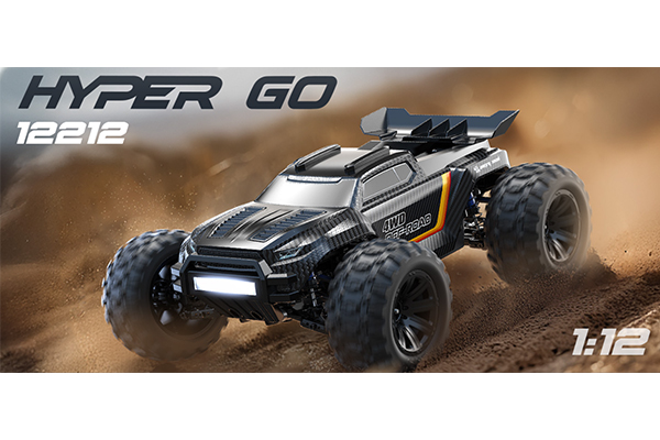 MJX Hyper Go 12212 Brushless 4WD RTR 1:12 Monster Truck Машинка на пульті керування