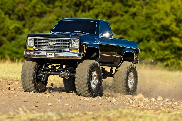 Traxxas TRX-4 1/10 High Trail Edition RC Crawler w/’79 Chevy K10 Truck Body (92056-4 Black) машинка на пульті керування
