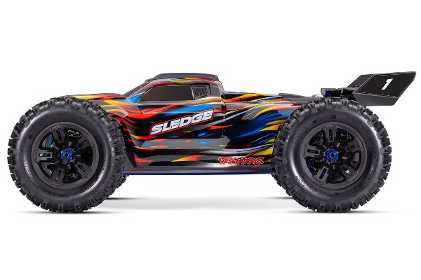 Traxxas Sledge 6S 4WD 1/8 Brushless Monster Truck RTR (95096-4 Blue) машинка на пульті
