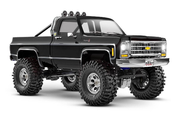 Traxxas TRX-4M 1/18 High Trail Edition Micro Rock Crawler w/Chevrolet K10 Body (97064-1 Black) радіокерована модель