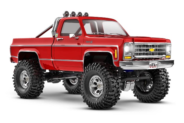 Traxxas TRX-4M 1/18 High Trail Edition Micro Rock Crawler w/Chevrolet K10 Body (97064-1 Red) машинка на пульті управління