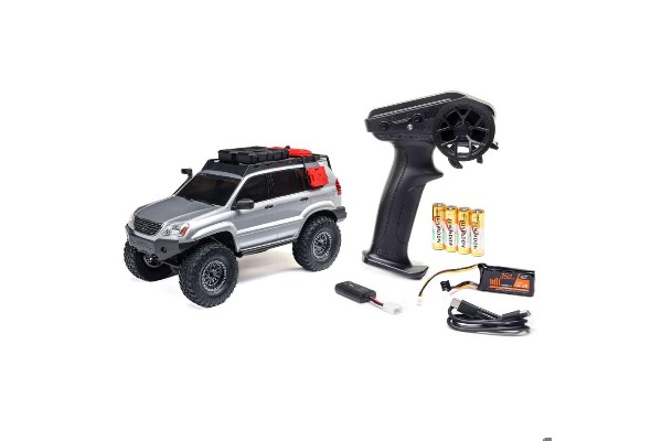 Axial SCX24 Lexus GX 470 1/24 4WD RTR Scale Mini Crawler (Silver) w/2.4GHz Radio, Battery & Charger Радіокерована машинка