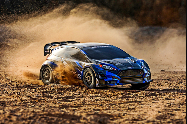 Traxxas Ford Fiesta 4×4 BL-2S Brushless 1/10 RTR AWD Rally Car (74154-4 BLUE) радіокерована машинка