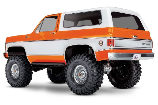 Traxxas TRX-4 1/10 Trail Crawler Truck w/1979 Chevy Blazer Clipless Body (82276-4 Orange) машинка на пульті керування