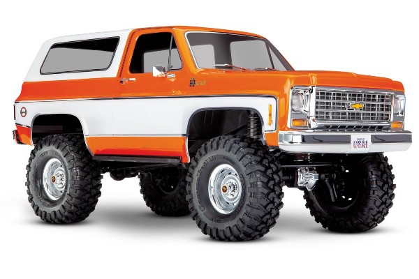 Traxxas TRX-4 1/10 Trail Crawler Truck w/1979 Chevy Blazer Clipless Body (82276-4 Orange) машинка на пульті керування