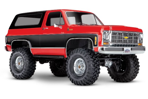 Traxxas TRX-4 1/10 Trail Crawler Truck w/1979 Chevy Blazer Clipless Body (82276-4 Red) радіокерована машинка