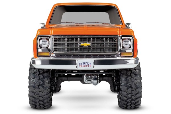 Traxxas TRX-4 1/10 Trail Crawler Truck w/1979 Chevy Blazer Clipless Body (82276-4 Orange) машинка на пульті керування