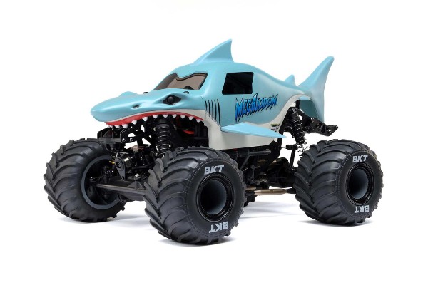 Losi Mini LMT Megalodon 1/18 4×4 Brushed RTR Monster Truck w/SLT2 2.4GHz Radio, Battery & Charger радіокерована машинка