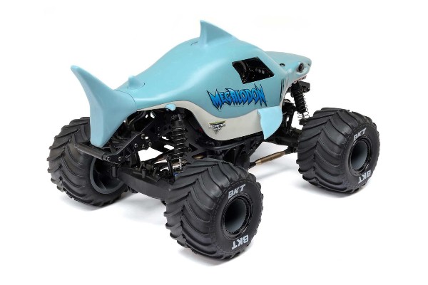 Losi Mini LMT Megalodon 1/18 4×4 Brushed RTR Monster Truck w/SLT2 2.4GHz Radio, Battery & Charger радіокерована машинка