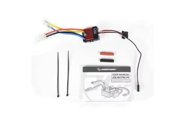 Hobbywing Quicrun 1060 1/10 Brushed ESC – Регулятор швидкості для колекторних двигунів, HWA30120203