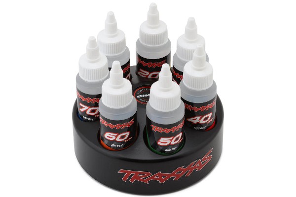 Стійка карусель Traxxas Spinning з оливами (20wt/30wt/40wt/50wt/60wt/70wt/80wt) (5038X)
