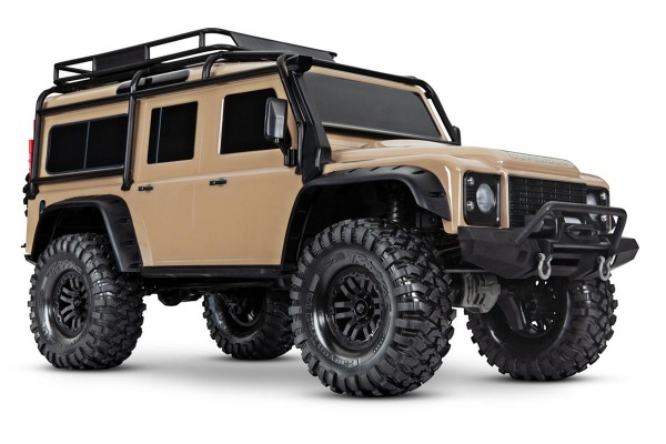 Traxxas TRX-4 Trail Rock Crawler Land Rover Defender 1/10 (82256-4 Sand) машинка на пульті керування