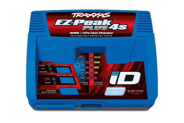 Traxxas 2981 Зарядний пристрій EZ-Peak Plus 75W 4-Amp з роз’ємом iD