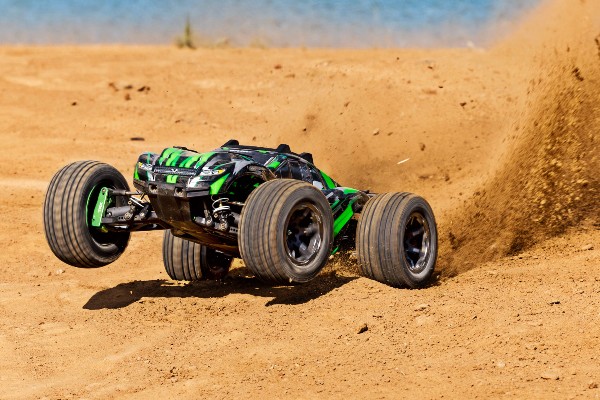 Traxxas Rustler 4×4 Ultimate 1/10 RTR Brushless Stadium Truck (67097-4 Green) радіокерована машинка