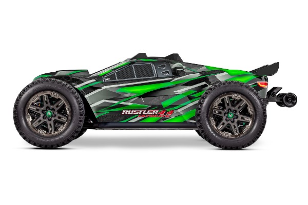 Traxxas Rustler 4×4 Ultimate 1/10 RTR Brushless Stadium Truck (67097-4 Green) радіокерована машинка