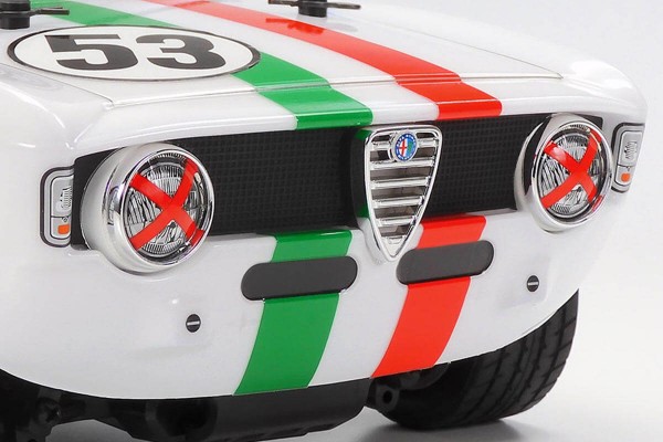 Tamiya Alfa Romeo Giulia Sprint GTA Club Racer 1/10 FWD/RWD On-Road Kit (TAM58732-60A) радіокерована машинка