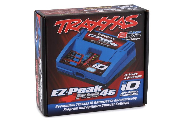 Traxxas 2981 Зарядний пристрій EZ-Peak Plus 75W 4-Amp з роз’ємом iD