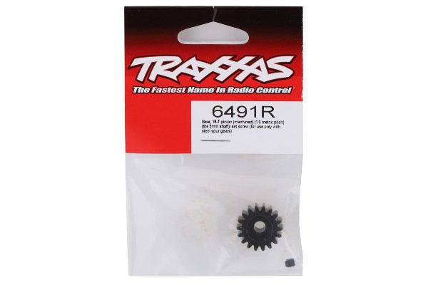Traxxas 6491R Металева шестерня Machined Mod 1,0 5 мм 18T