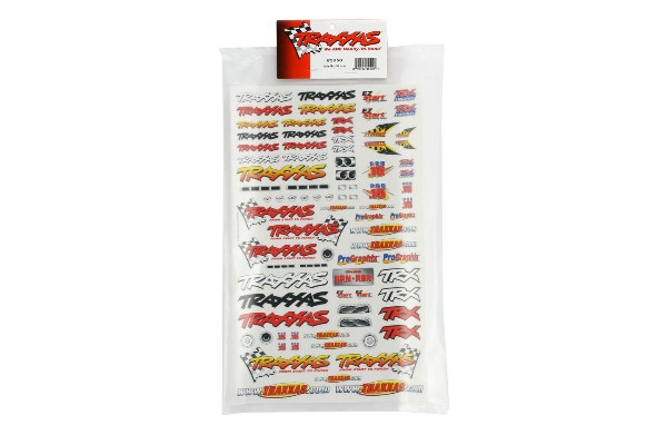 Traxxas 9950 Набір наклейок Official Team Racing Flag Logo 6-Color