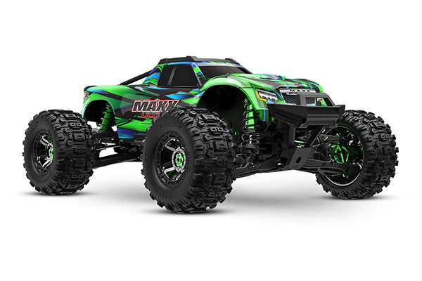 Traxxas Maxx Ultimate 1/10 4WD Brushless RTR Monster Truck (89087-4 Green) — радіокерований монстр для башингу