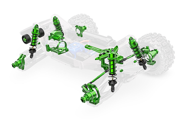 Traxxas Maxx Ultimate 1/10 4WD Brushless RTR Monster Truck (89087-4 Green) — радіокерований монстр для башингу