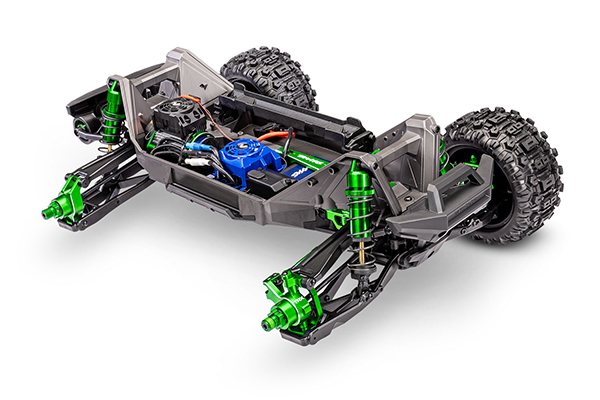 Traxxas Maxx Ultimate 1/10 4WD Brushless RTR Monster Truck (89087-4 Green) — радіокерований монстр для башингу