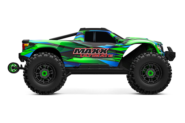 Traxxas Maxx Ultimate 1/10 4WD Brushless RTR Monster Truck (89087-4 Green) — радіокерований монстр для башингу