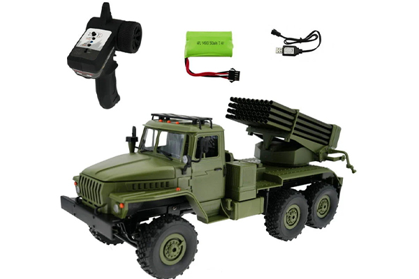 WPL B36-2 BM-21 “Град” 1/16 RTR 6WD Військова вантажівка Урал на радіокеруванні