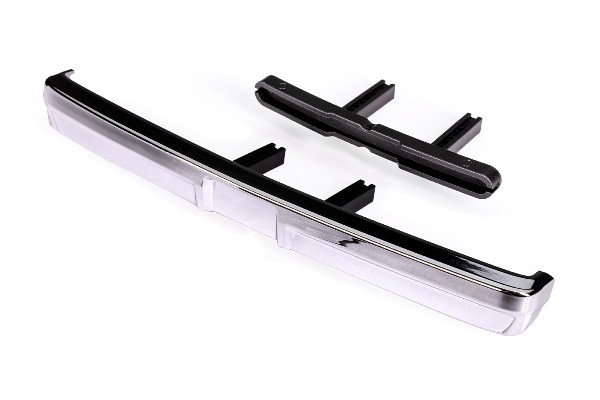 Traxxas 8069X Передній бампер Chrome Front Bumper with Mount & Screws