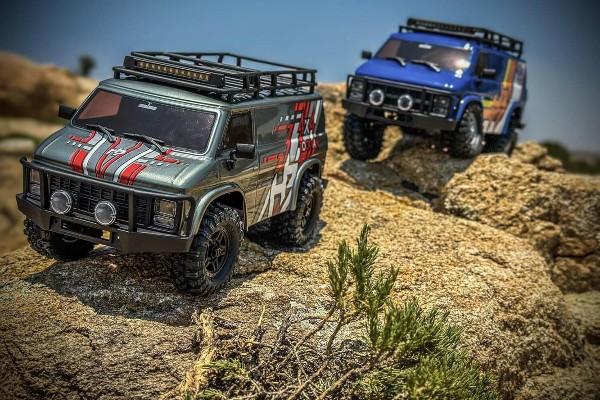 Hobby Plus CR18P EVO 2 RockVan 1/18 Scale Mini RC Crawler (Blue 1810503) – радіокерований краулер