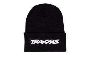 Traxxas 1189 Шапка Adult Black Folded Beanie w/ White Logo — мерч та сувеніри