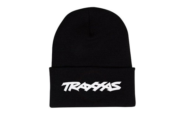 Traxxas 1189 Шапка Adult Black Folded Beanie w/ White Logo — мерч та сувеніри