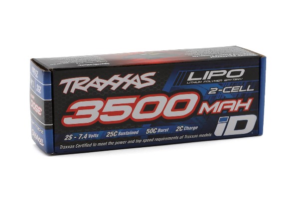 Traxxas 2825X Акумулятор “Power Cell” 3500mAh 7.4V LiPo 25C 2S з роз’ємом iD