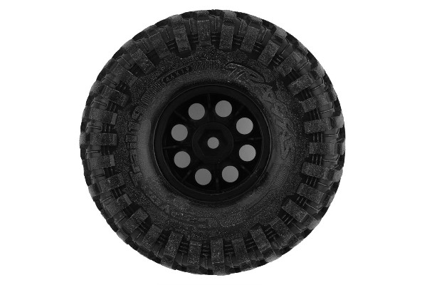 Traxxas 8183X Комплект шин TRX-4 Canyon Trail 1.9 w/8-hole Mag Wheels (Chrome)