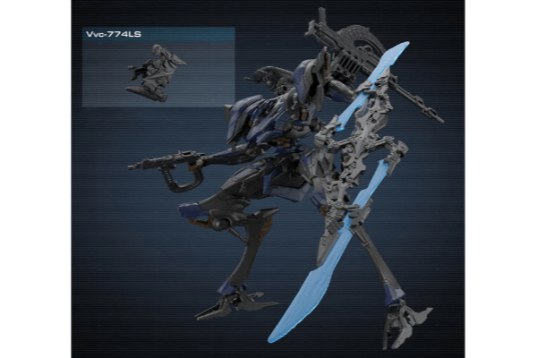 Bandai 30MM Armored Core VI Steel Haze Nachtreiher/40E збірна модель Plastic Model Kit (BAS2724574)