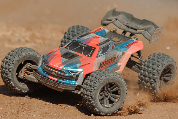 Arrma Kraton 6S BLX 1/8 4WD RTR V6 Blue/Orange Радіокерований Монстр Трак ARA8608V6T1