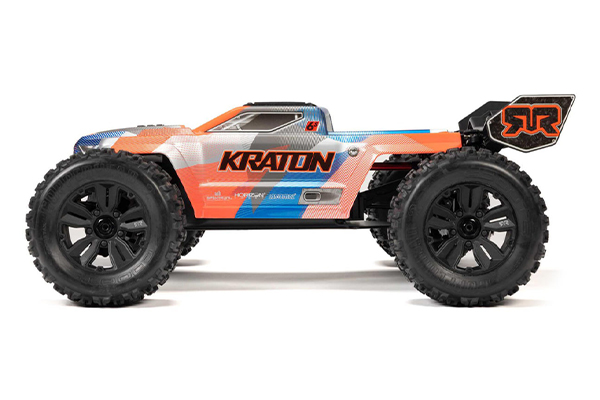 Arrma Kraton 6S BLX 1/8 4WD RTR V6 Blue/Orange Радіокерований Монстр Трак ARA8608V6T1