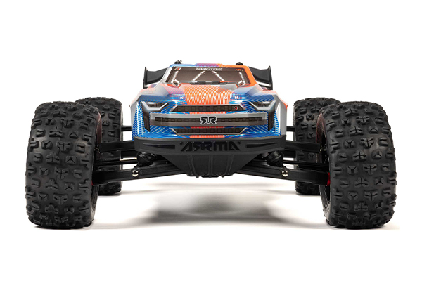 Arrma Kraton 6S BLX 1/8 4WD RTR V6 Blue/Orange Радіокерований Монстр Трак ARA8608V6T1