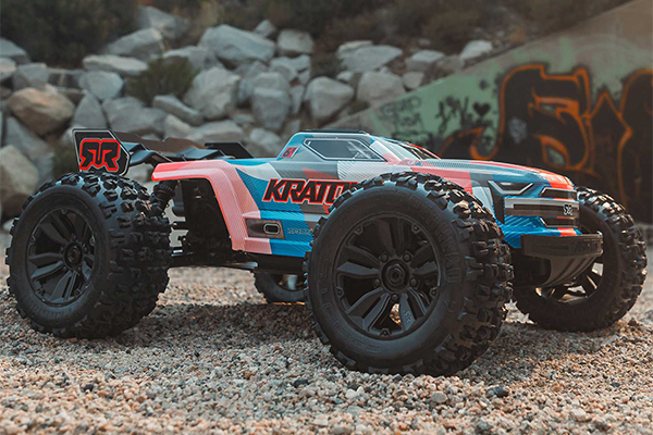 Arrma Kraton 6S BLX 1/8 4WD RTR V6 Blue/Orange Радіокерований Монстр Трак ARA8608V6T1