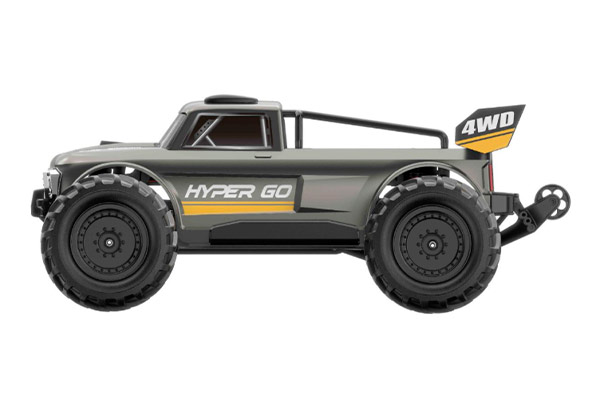 MJX 10210 Hyper Go Brushless Monster Truck 1:10 4WD + Акумулятор 3S (DC Grey) радіокерована машинка