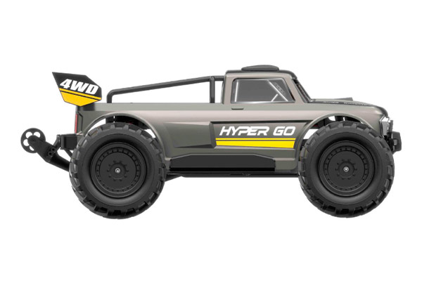 MJX 10210 Hyper Go Brushless Monster Truck 1:10 4WD + Акумулятор 3S (DC Grey) радіокерована машинка