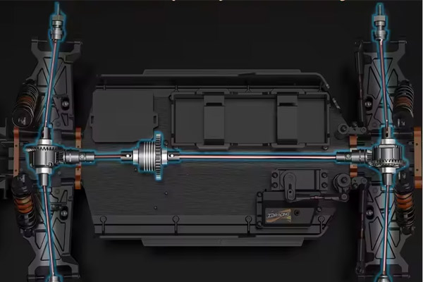 ZD Racing MT-09 4WD 1/9 RTR Brushless Monster Truck Green радіокерована машинка