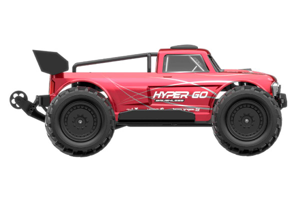 MJX 10210 Hyper Go Brushless Monster Truck 1:10 4WD + Акумулятор 11.1в (DC Red) радіокерована машинка